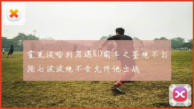 霍里谈哈利若遇KD前车之鉴绝不打抢七波波绝不会允许他出战